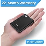 Ainope 10000mAh Portable Charger,(Smallest) (LCD Display) (Powerful) External Battery Pack/Battery Charger/Phone Backup Power Bank with Dual USB Output(3.1A),Perfect Carry for Travel-Black