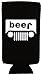 Coolie Junction Beer Truck Funny Slim Can Coolie (Black)