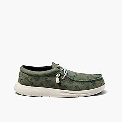 REEF Mens Shoes, Cushion Coast TX, Sedona Olive, 7.5