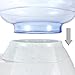 Flexzion Gravity Pet Feeder Food Dispenser (6-12 lb Size) Automatic Replenish Dry Food Storage Container Bowl for Small Medium Breed Dog Cat Animal Feeding Watering Fountain Supplies
