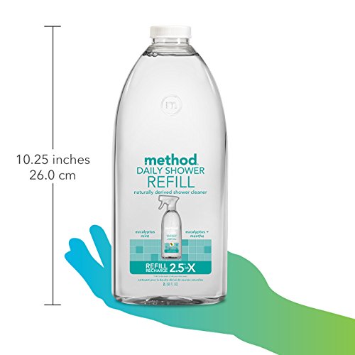 Method Naturally Derived Daily Shower Eucalyptus Mint Cleaner Refill