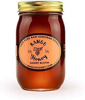 Rango Honey100% Pure, Raw and Unfiltered Sonoran Desert Bloom; 24oz. Glass Jar; From hive to home