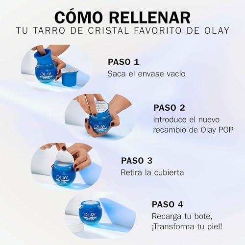 Hyaluronic Acid Crema Hidratante RECAMBIO, Cuidado de la Piel con Niacinamida, 50 ml