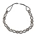 Lux Accessories Seed Bead & Rhinstone Stretch Fit Beaded Headband Head Piece