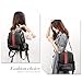 Mynos Backpack Bag Women Mini Rucksack Travel Daypack Backpack Leather Bag Ladies Purse And Handbags (B-Medium Upgrade Black)