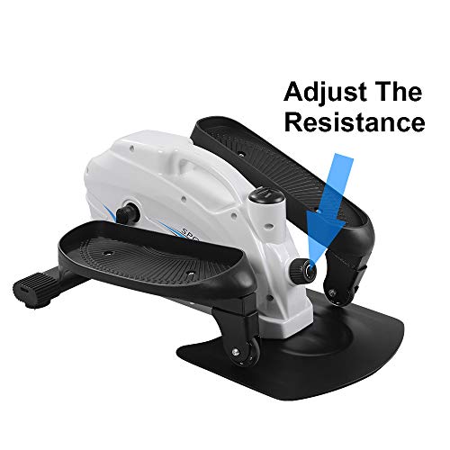 ONETWOFIT-Seated-Under-Desk-Elliptical-Machine-for-Home-Workout-Compact-Mini-Exerciser-wAdjustable-Resistance-LCD-OT194
