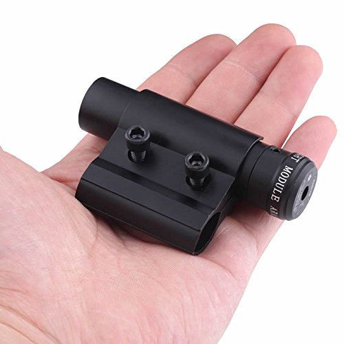 Higoo Tactical Mini Red Dot Laser Sight Scope with Barrel Clamp Mount for Rifle Shot Gun - Thumbnail 2