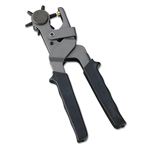 Neiko 02520A Leather Hole Punch Tool, Heavy-Gauge Steel Handle | 6 Punch Sizes (2mm - 4.5mm)