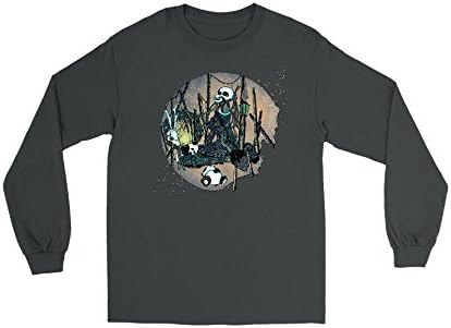 Death By Design Panda Tribe T-Shirt Mens Long Sleeve Tee Black XL