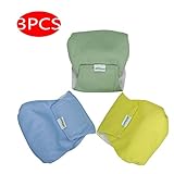 Washable Male Dog Diapers, SET - 3PCS Lillypet Dog Puppy Diaper Reusable Male Dog Belly Wrap (M)