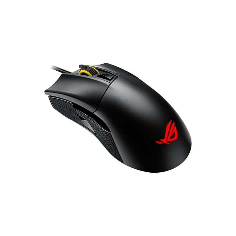 ASUS ROG Gladius II Aura Sync USB Wired Optical Ergonomic Gaming Mouse with DPI Target Button (12000 DPI) – ROG Gladius…