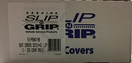 Slip N Grip Disposable Seat Covers - Double Pack .7 Mil Plastic 250/Roll (R40)