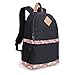 Koolertron Professional Women Canvas Camera Case/Backpack for SLR DSLR Canon Nikon Camera Shoulder Bag Canon (Black)