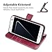 OCASE Samsung Galaxy S7 Case [ Card Slot ] [ Kickstand ] Leather Flip Wallet Case for Samsung Galaxy S7 - Burgundy