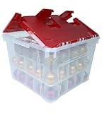 Holiday Wing-Lid Box with Ornament Dividers 60QT WL-60 (1)
