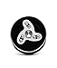 Vortex Spinners - Upgraded High Speed Fidget Spinner Toy with Additional R188 Bearing in Premium Metal Gift Box, 2-5 min of Spin Time (white)