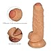 Ultra Realistic 6.5 Inch Dildo for Beginners with Strong Suction Cup,LUV-SPOT Men's Flexible Cock with Balls Lifelike Penis Anal Sex Toys Orgasm for Women Masturbation