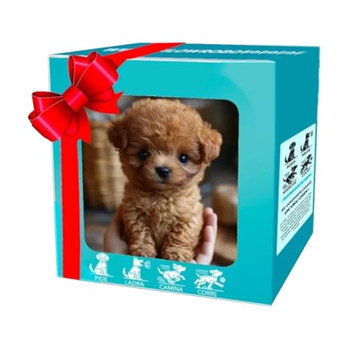 2025 New Robot Dog, My Realistic Robotic Puppies, Robot Puppy That Acts Like A Real Puppy, Ai Nicoo Dog for Adults - Walking, Barking, Tail Wagging (Brown)