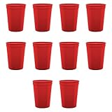 DISCOUNT PROMOS Disposable Plastic Cups 12 oz. Set