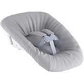 Stokke Tripp Trapp Newborn Set, Convert Chair into Infant Seat, Grey | For Newborns Up to 20 lbs - Cozy, Safe &amp; Simple to Use - Compatible with Chairs After May 2003