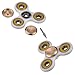 Frienda 2 Set Brass Metal Caps for EDC Fidget Spinner Toy Buttons, Fit All 608 Bearings