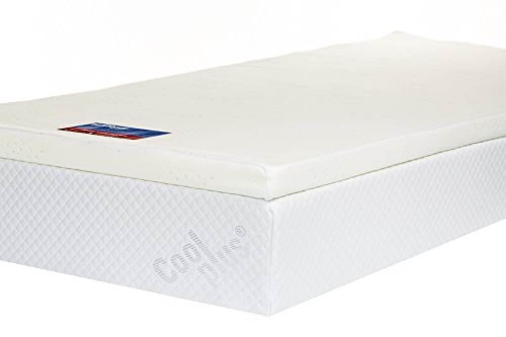 Southern Foam Memory Mattress Topper with Cover, 2 Inch, UK King Size