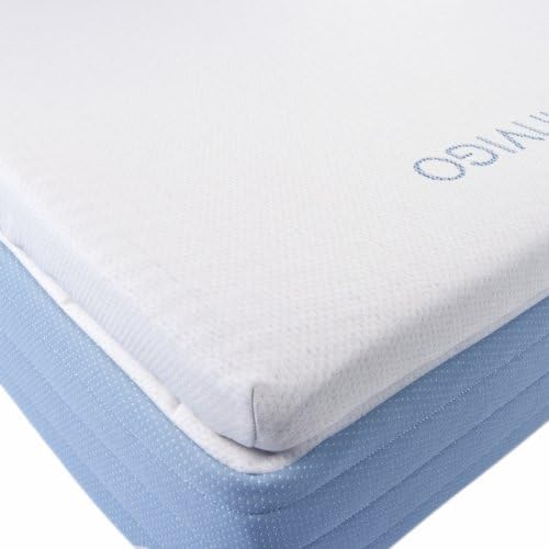 Invigo Fresh 100-Percent All Natural Latex 3-Inch Mattress Topper with Exclusive Invigo Fresh Benefits, King, White