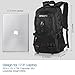 PDTXCLS EletecPro 17.3 Inch Laptop Travel Backpack with USB Charging Port(Black)