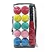 Aoneky Min Foam Bat with Multi Balls for Toddler - Indoor Soft Super Safe TBall Set Toys for Kids Age 1 Years Old (Red)