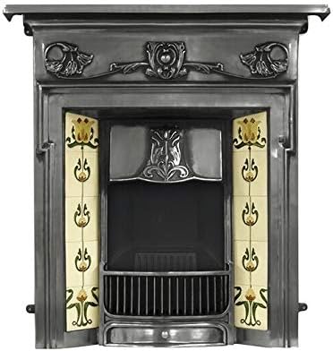The Morris Fireplace Combination in Full Polish by Carron, 42 Inch