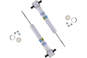 Bilstein 5100 Series Pair of Front Ride Height Adjustable Monotube Shocks fits 2014 2018 Silverado 1500 | Provides 0-1" Front Lift, TrendsAuto Decal | 24-336895