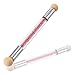 TOODOO Nail Brush Sponge Nail Brush Picking Dotting Gradient Pen Brush Ombre Nail Art Tools with 4 Replacement Heads (Pink)