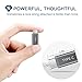 AkoaDa USB Type C Adapter, 4-Pack Aluminum USB C to Micro USB Convert Connector with 56k Resistor, Fast Charging for Samsung Galaxy S9 Plus S8 Note 8, LG V30 V20 G6, Moto Z2 Play (4 Grey)