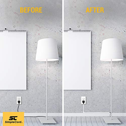 Cord Concealer II OneCord Raceway Kit SimpleCord Cable Cover fits 1