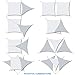 E&K Sunrise 12' x 12' x 12' Sun Shade Sail Triangle Canopy Shade Cover UV Block for Patio Backyard Garden Outdoor (Beige)