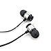 SiKER In-ear Noise-isolating Headphones|Earbuds|Earph-ones with Microphone-Made for iPhone | iPod | iPad | Android Smartphone | Tablets | MP3 Players--12months Warranty (BLACK)