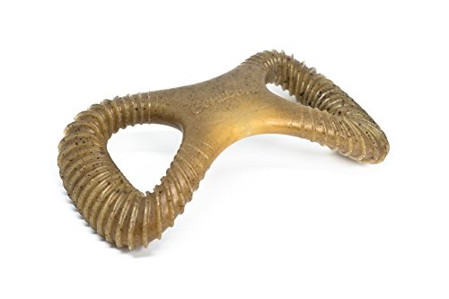 Benebone Dental Durable Dog Chew Toy for Aggressive Chewers, Real Bacon, Made in USA, Medium