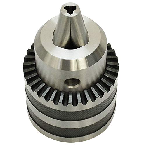 MH GLOBAL 3/16 Inch - 3/4 Inch Heavy Duty Drill Chuck Jacobs Key Keyed with JT3 Taper Type