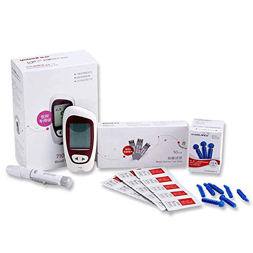 Fbestxie-Diabetes-Blood-Sugar-Kit-Glucose-Meter-Home-Use-Diabetes-Care-Easy-To-Observe-Blood-Glucose-Range-Color-Bar-MmolL