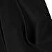 Urban CoCo Women's Knee Length Casual Work 2024 Fall Elastic Waist A Line Midi Skirt with Pocket Black