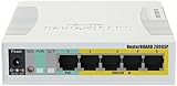 MikroTik RB260GSP Managed Gigabit Ethernet Switch PoE Ports SFP White view 3