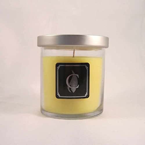 TEXAS Yellow Rose candle, 8 oz Handmade