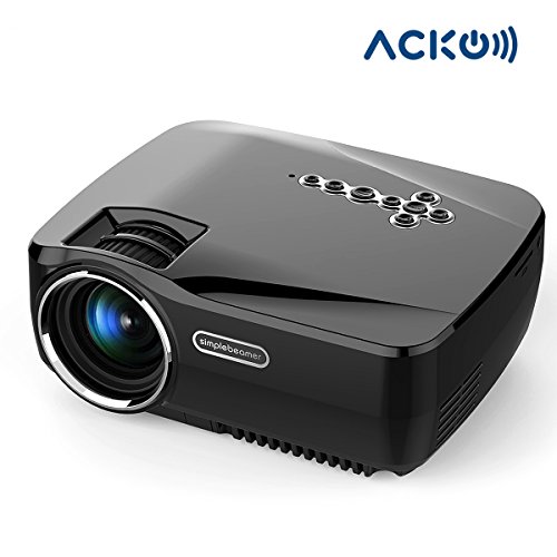 Acko wifi led hd portable mini video projector bluetoot…