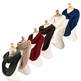 TrendsBlue Premium Winter Knit Warm Infinity Scarf - Different Colors Available