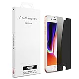 Patchworks ITG PRIVACY for Apple iPhone 7 Plus - Raw glass from Japan, Finished in Korea, Anti-Spy Privacy filter from 3M, Impossible Tempered Glass Screen Protector