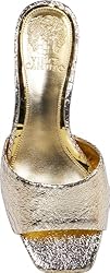 Vince Camuto Women's Faiza Heeled Sandal, Gold, 8