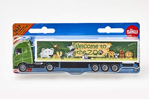 siku 1627, Sattelzug, Metall/Kunststoff, 1:87, Grün, Bereifung aus Gummi, Öffenbare Heckklappe – Bild 2