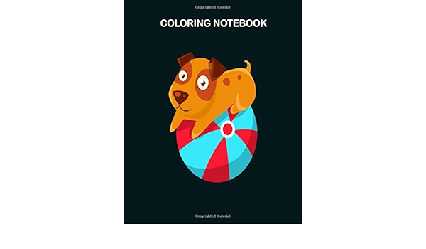 Download Coloring Book Puppy Balancing On The Inflatable Ball 64 Pages 8 X 10 Inches Book Coloring 9781710908541 Amazon Com Books