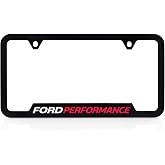 Ford Performance UV Black Plastic License Plate Frame