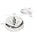 LuckIn Retractable Clothesline Stainless Steel Heavy Duty 9 feet Adjustable Braided Clothing Line Dryer for Hanging Drying in Bathroom Laundry Hotels, Chrome Finish